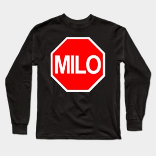 Milo Murphy's Law Stop Sign Long Sleeve T-Shirt